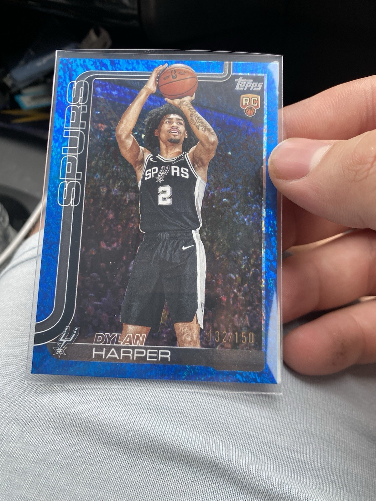 2025-26 Topps - Dylan Harper #202 Blue Rainbow /150 (RC)