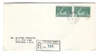 1946 Canada - Ottawa, Ont. 50c Peace Issue Pair Registered FDC to USA - #272