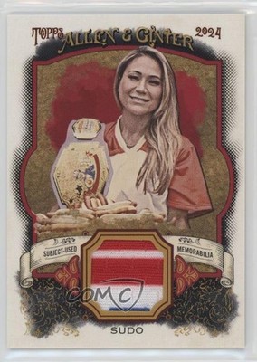 2024 Topps Allen & Ginter Relics A Miki Sudo #AGR-MSU 12w7
