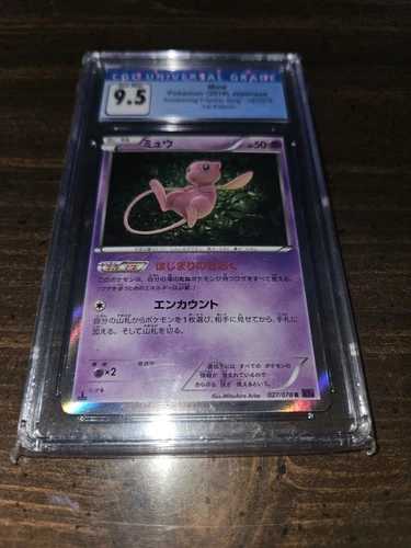 1st Ed. CGC 9.5 Blue Label Mew  027/078