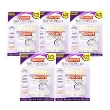 The Doctor's BrushPicks Interdental Toothpicks 275 Count Pack of 5 