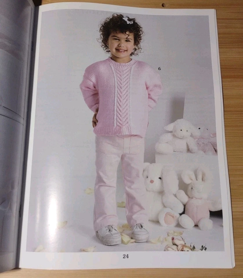 Baby Soft Sweaters to Knit Knitting Pattern Book Cardigan Pullover 3 - 24 months - Image 3 of 4