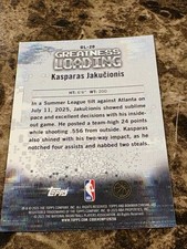 JASE RICHARDSON 2025-26 Bowman Chrome Greatness Loading #GL-25 Magic