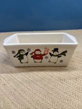 Nantucket Mini Bread Loaf Baking Pan Penguin Gifts Christmas 5.5” X 2 3/8”