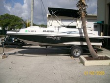 2012 STARCRAFT STEP 22' DECK BOAT BIMINI TOP & FULL COVER WITH TRAILER
