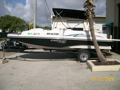#ad #ad 2012 STARCRAFT STEP 22#x27; DECK BOAT BIMINI TOP amp; FULL COVER WITH TRAILER $12500.00