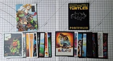 TMNT TEENAGE MUTANT NINJA TURTLES LAIRD 1989 & 1992 PORTFOLIO PAIR BIN29