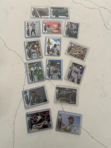 2020 Topps Chrome F1 Lewis Hamilton Card Lot (15 Cards)