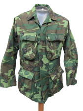 US RDF Erdl Camo Pattern Shirt Jacket Hot Weather Coat 1980 Small Regular