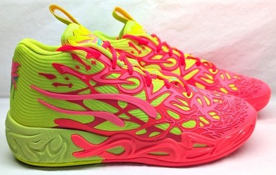 Men's PUMA LaMelo Ball MB.04 1Love - Yellow Alert / Pink Alert - Size 12 - New