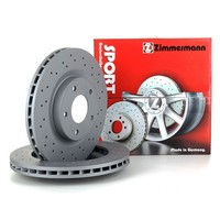 Zimmermann Sport Bremsscheiben Satz FüR Citroen Jeep Mitsubishi Peugeot Vorne