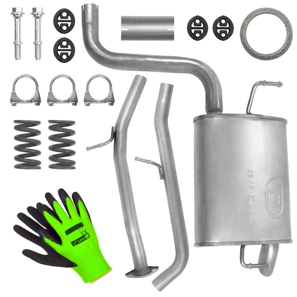 SchalldäMpferset Auspuff FüR Toyota Avensis 3 III T27 1.6 1.8 2.0 (2009-2018)-image