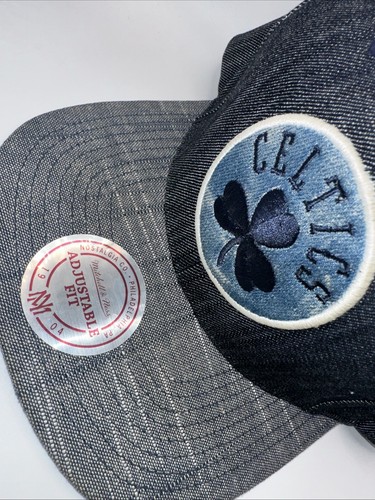 Mitchell & Ness Boston Celtics Mütze Kappe dunkel meliert verstellbar Druckknopflasche - Bild 14 von 14