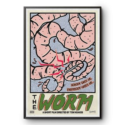 NEW THE WORM 2026 Nobody Likes Me, Everybody Hates Me Poster