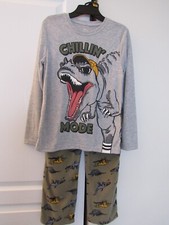 NEW BOYS' TWO-PIECE PAJAMA SET SIZE MEDIUM 8  9