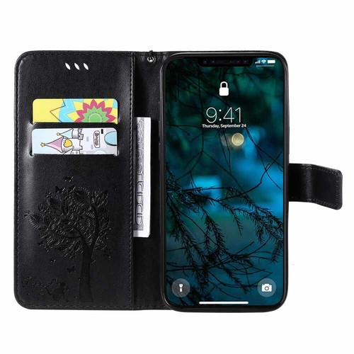For iPhone 13 12 11 XS XR SE 2 6s 7 8 Plus Wallet Card Holder Leather Case Cover - Picture 18 of 61