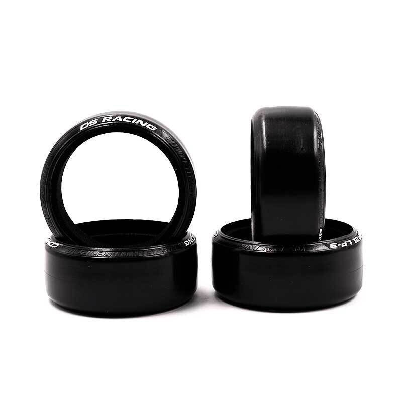 DS Racing Competition Series III LF-3 Tire 4 pcs For 1/10 RC Drift #CS3-LF3