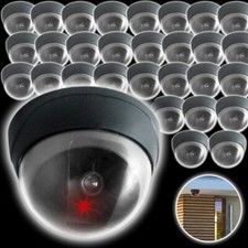 CCTV Überwachungs Kameras 1-30 Stück LED Fake Cam Video Security Alarm Attrappen