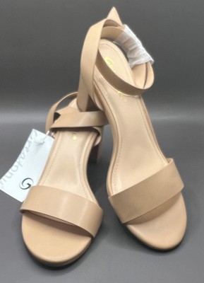 Greatonu Womens Chunky Block Heel Sandals Open Toe Ankle Strap NEW