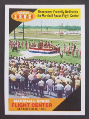 NASA Space Flight Center 2009 Flashback Topps Heritage Card #7 (NM)