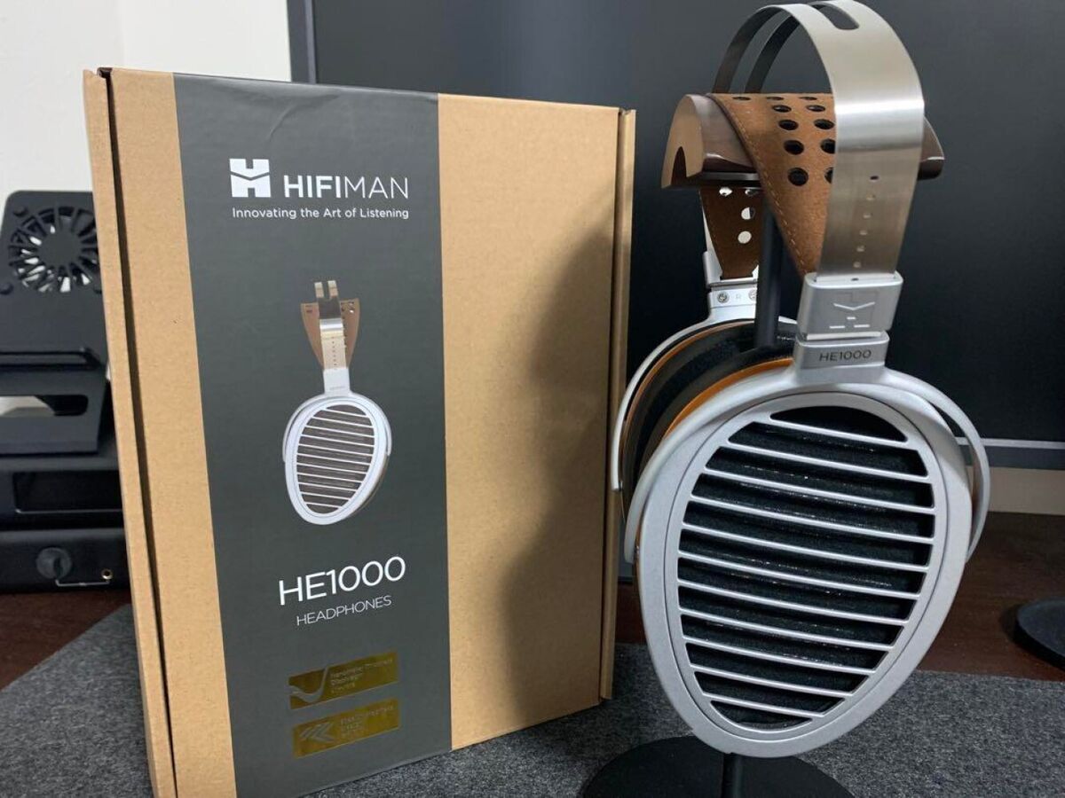 HIFIMAN HE1000V2 Brown headphone stealth magnet w/box Used HIFIMAN HE1000V2 Brown headphone stealth magnet w/box Used