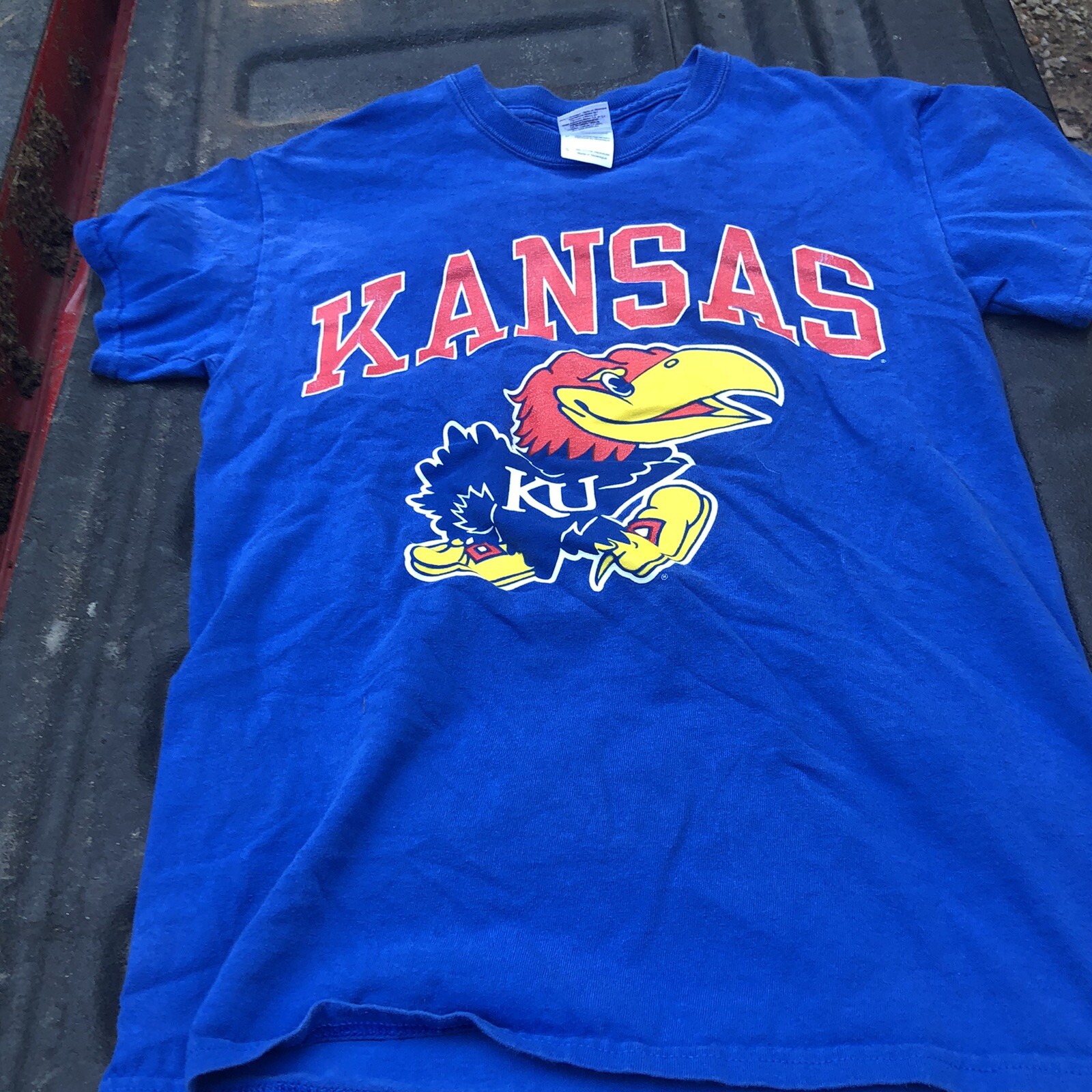 kansas jayhawks t shirt size small NCAA football Fan Wear Tailgating