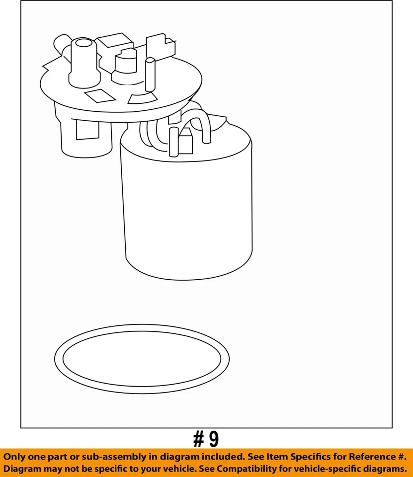 Used Fuel Pump fits: 2014 Chevrolet Impala pump assembly w/o flex fuel Californi Foto 4 de 4
