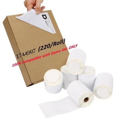 MFLABEL DYMO 4XL 220 Direct Thermal Shipping Labels 4x6 1744907 LabelWriter Compatible