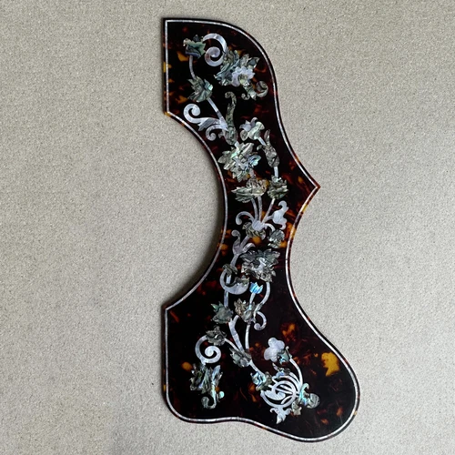 Acoustic Guitar Pickguard Abalone Shell Inlaid for Gibson SJ 200 or 40-43 Inch