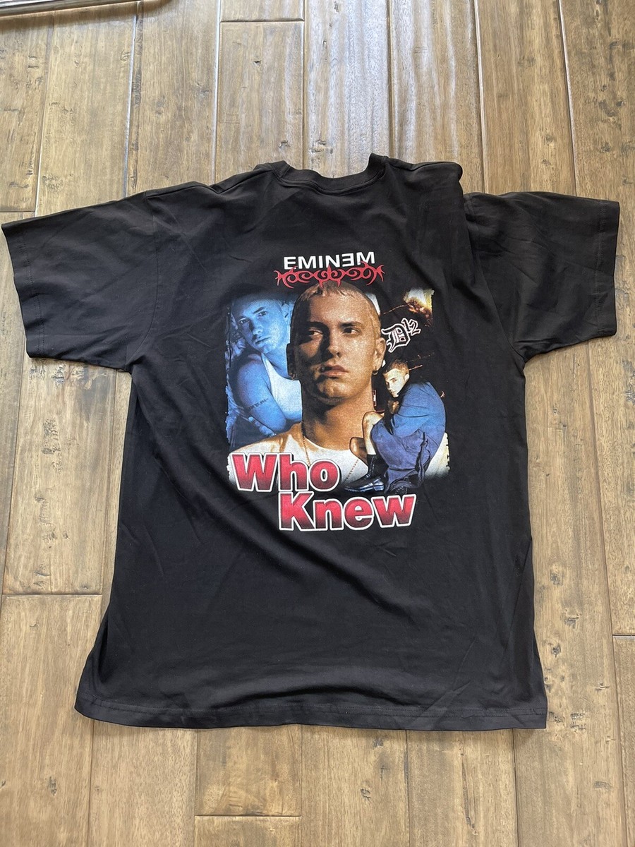 Vintage Eminem “Who Knew” Shirt XL Marshall Mathers LP Promo
