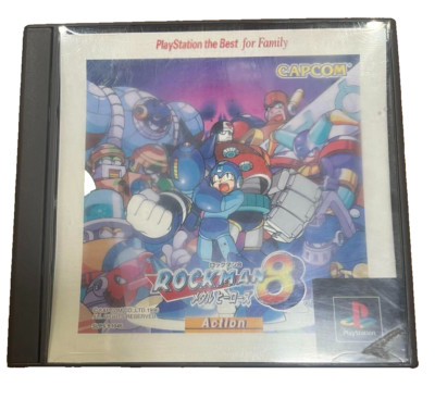 Rockman 8 Playstation 1 Japanese PS1 Japan Region Megaman JP