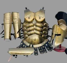 Complete Medieval 300 Spartan Armor, Arm, Leg & Helmet with Shield | Leonidas