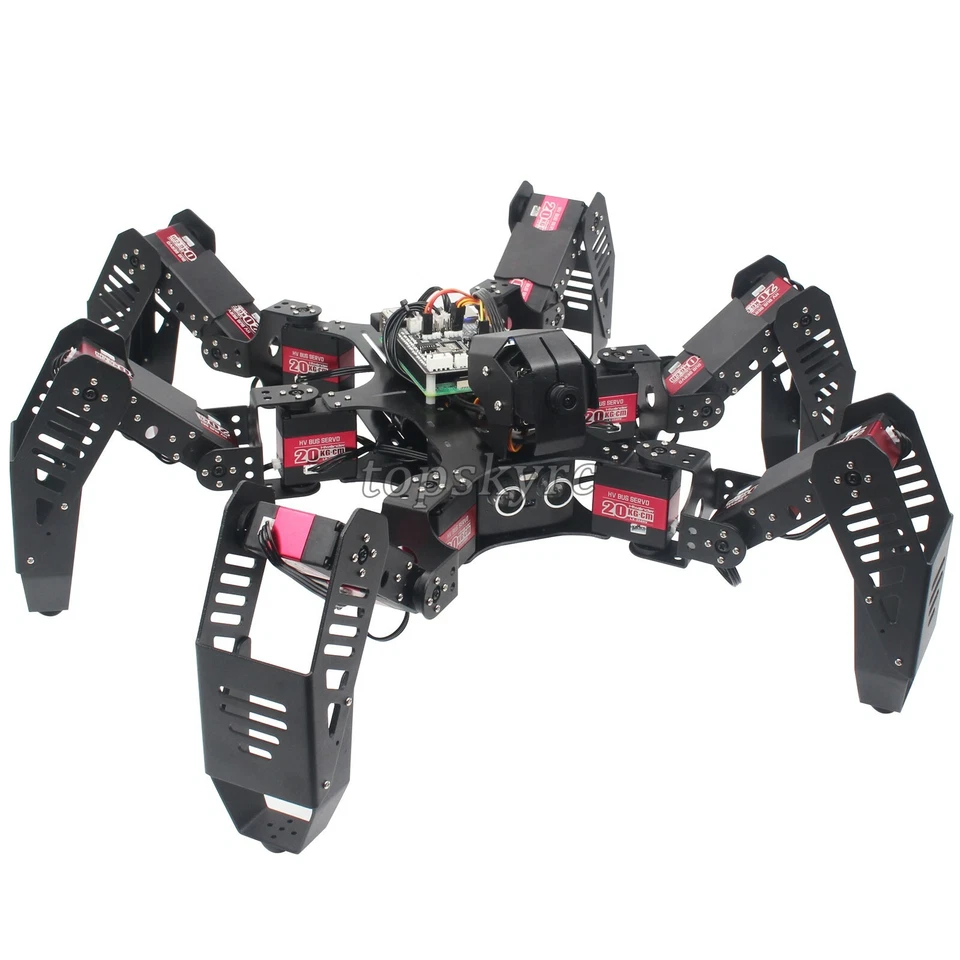 18DOF Hexapod Robot Kit Spider Robot w/ Servos For Raspberry Pi 4B Assembled - Image 2 of 4