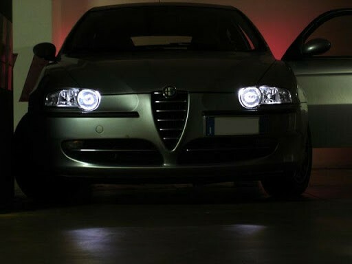 COPPIA LUCI POSIZIONE 5 LED H6W PER ALFA ROMEO 147 1° SERIE - Foto 5