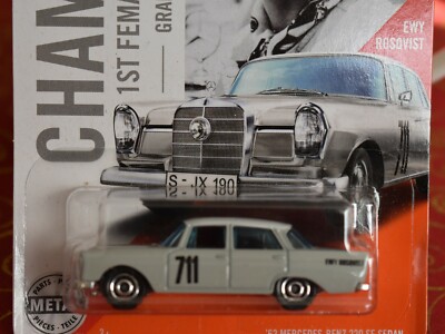 Matchbox '62 Mercedes-Benz 220 Se Sedan Champion 1st Female Grand