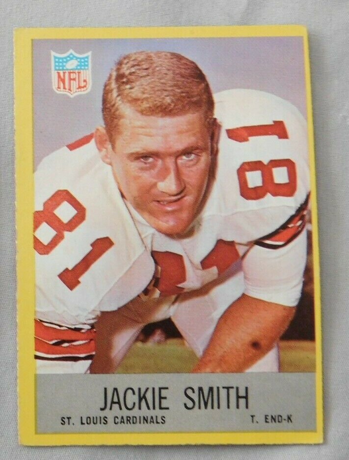 1967 Philadelphia #165 Jackie Smith St Louis Cardinals Football Card ex