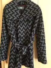 Bhs Women's Belted Coat/coatigan Uk Size 14