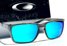 NEW Oakley SYLAS Grey Smoke POLARIZED Galaxy Blue Mirror lens Sunglass 9448