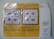 Traditional Americana 13x13 Embroidery Kit The Creative Circle 0618 Vintage NIP