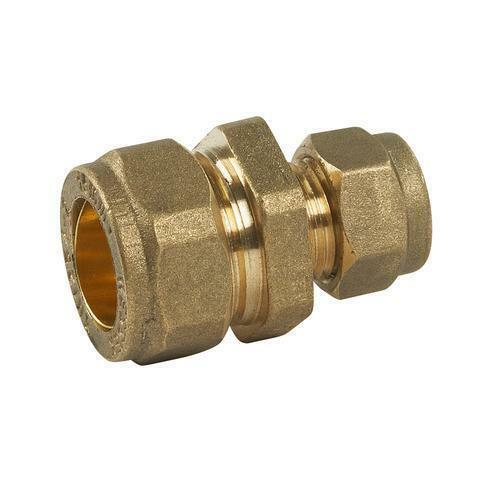 Leadline Compression Copper Brass Coupling Straight Reducing 15,22,25mm 5lb, 6lb - Picture 4 of 14