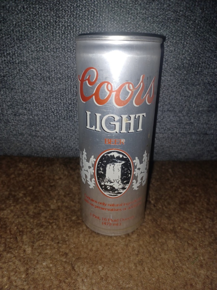 Coors Light Beer Can 1 Pint 16 Oz Adolph Coors Company 473 mL