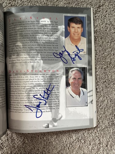 50 FIRME FIRMATE 1996 CADILLAC NFL GOLF CLASSIC programma WARREN MOON TIM B - Foto 8 di 17