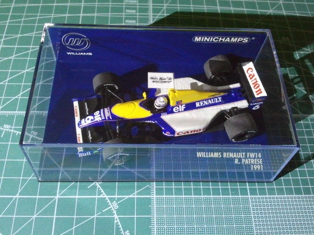 Riccardo PATRESE - MINICHAMPS 400910006 - WILLIAMS RENAULT FW14 - 1991. - Photo 2/4