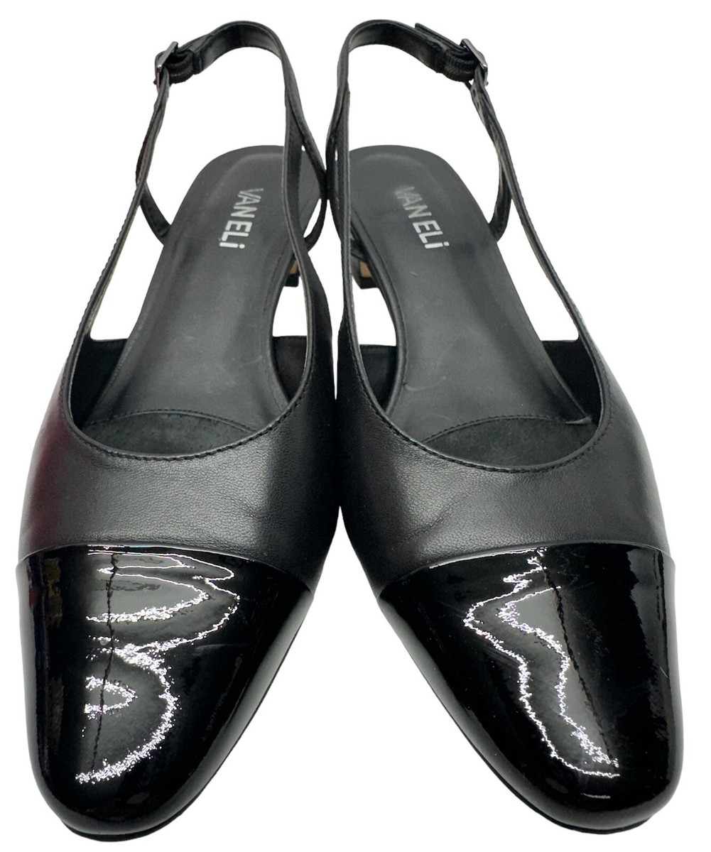 VANELi Womens Aliz Slingback Pumps Dress Casual Low Heel 1-2