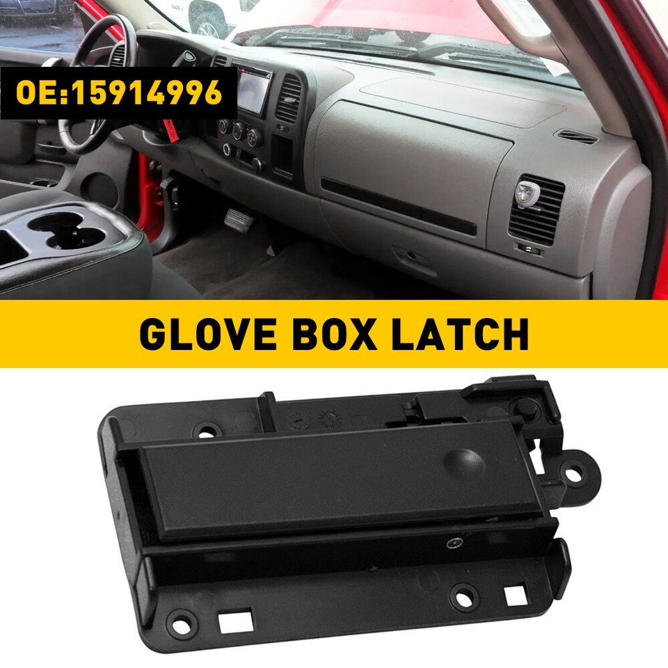 For Chevy Silverado 1500 Glove Box Latch 200713 Upper Ebony Black