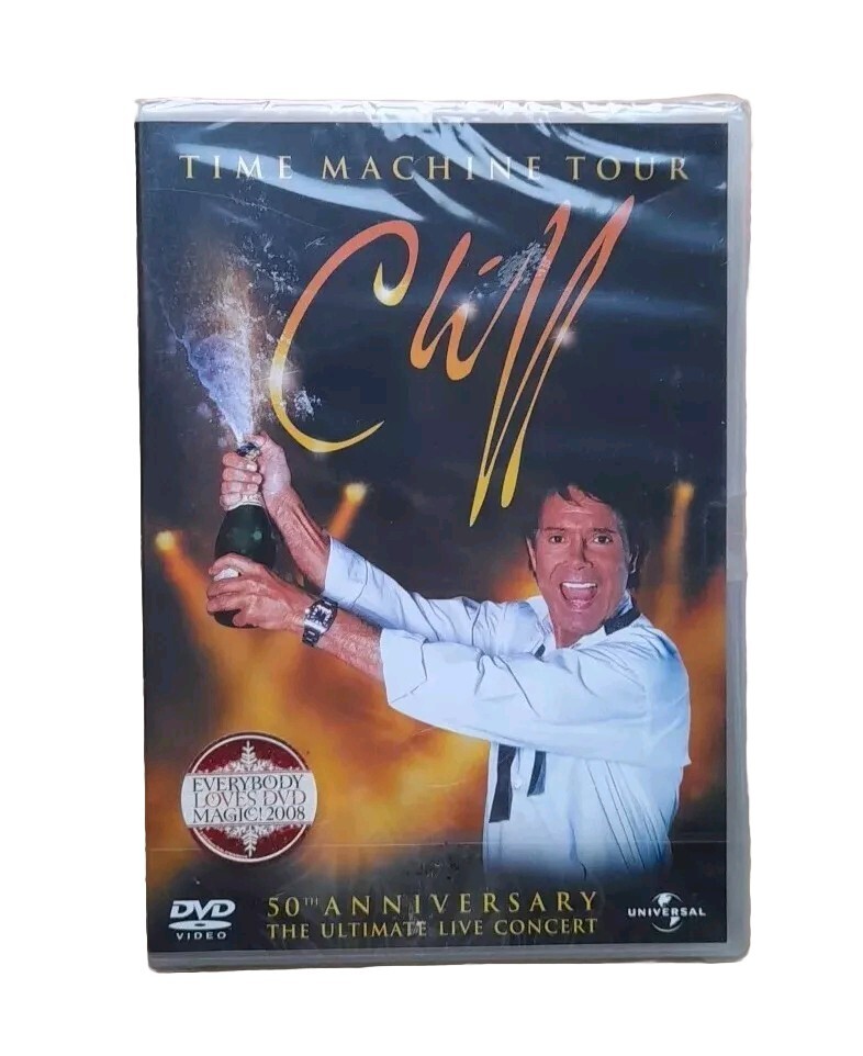 Cliff Richard Time Machine Tour DVD 50th Anniversary Live Concert - New & Sealed