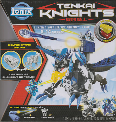 IONIX Tenkai Knights 11001 - Volt Jet / Sky Griffin 2 En 1 - Neuf Sous Blister