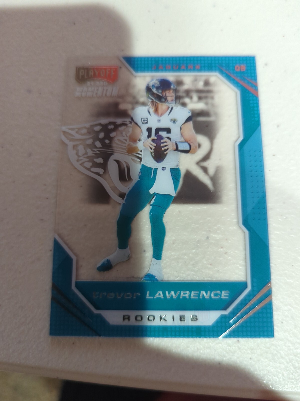 2021 Panini Chronicles Trevor Lawrence Playoff Momentum Rookie Jaguars RC #PMR-1