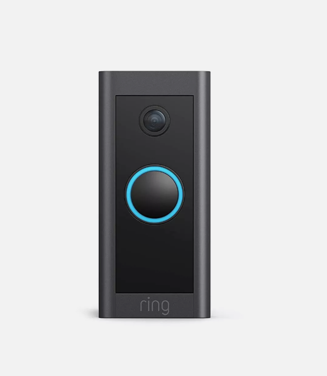Ring Wired Video Doorbell in Sleek Black – HD Security & Motion Alerts  -image