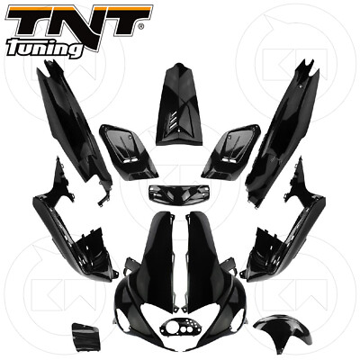 KIT CARENE 13 PEZZI CARENA VERSIONE ORIGINALE NERO GILERA RUNNER FXR 180 2006